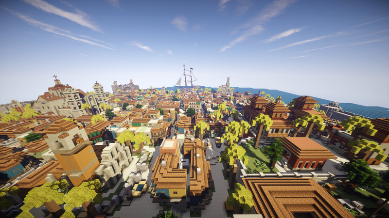 Illustration for article titled Havana from Assassin's Creed IV, Recreated in Minecraft